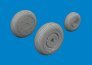 Brassin 1/48 MiG-21F wheels for Eduard image 1