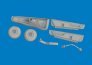 Eduard Brassin 1/48 P-40K Compartiment Roue de Queue