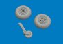 Eduard Brassin Spitfire Mk.IX Wheels 1/48 for Airfix image 1