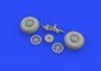 BRASSIN 1/48 P-51D wheels image 1