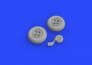 Brassin 1/48 Spitfire Mk.XIV wheels 4-spoke image 3