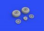 Brassin 1/48 P-51D wheels block tread image 3