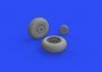 Brassin 1/48 P-51D wheels diamond tread 2 image 2