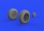 Brassin 1/48 P-51D wheels pointed cross tread image 4