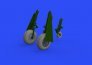 Brassin 1/48 P-51D wheels pointed cross tread image 5