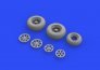 Brassin 1/48 P-38F/G wheels image 3
