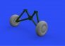 Brassin 1/48 Tiger Moth wheels image 1