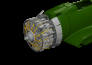 Brassin 1/48 A6M2 engine complete PRINT image 1