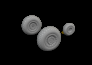 Brassin 1/48 B-25J wheels image 4