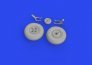 Brassin 1/48 Hurricane Mk.II wheels for Arma Hobby image 3