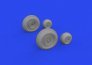 Brassin 1/48 Mi-4 wheels for Trumpeter image 2