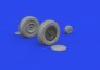 Brassin 1/48 P-47D wheels cross tread MINA image 1
