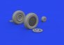 Brassin 1/48 P-47D wheels cross tread MINA image 2