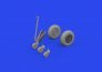 Brassin 1/48 TBF/TBM wheels with pattern for Academy image 2