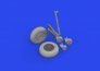 Brassin 1/48 TBF/TBM wheels with pattern for Academy image 3