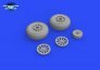 Brassin 1/48 P-51B/C wheels diamond tread for Eduard image 2