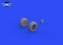 Brassin 1/48 P-51B/C wheels diamond tread for Eduard image 3