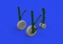 Brassin 1/48 Gannet wheels for Airfix image 2