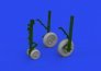 Brassin 1/48 Gannet wheels for Airfix image 3