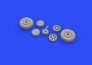 Brassin 1/72 P-47D wheels image 1