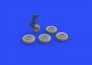 Brassin 1/72 MiG-17 wheels image 1