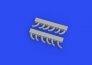 Brassin 1/72 Fw 190D exhaust stacks PRINT image 3