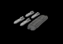 Brassin 1/72 S-199 4xETC 50 rack with bombs image 2