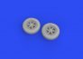 Brassin 1/72 F4F wheels late PRINT image 1