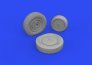 Brassin 1/72 P-39Q wheels with rims