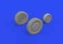 Brassin 1/72 P-39Q wheels with rims image 1