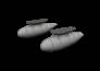Brassin 1/72 Bf 109F/G external fuel tanks image 1