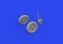 Brassin 1/72 Bf 109G-2/G-4 wheels for bulged wings image 2
