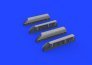 Brassin 1/72 Me 410 exhaust stacks for Airfix image 1