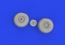 Brassin 1/72 P-51D wheels diamond tread for Eduard image 2