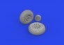 Brassin 1/72 P-51D wheels cross tread for Eduard image 3