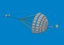 Brassin 1/72 F-4E parachute for Finemolds image 1