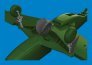 Brassin 1/72 P-51D undercarriage legs for Eduard image 1