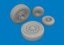 Brassin 1/72 F-35C wheels for Tamiya image 1