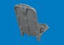 Brassin 1/72 P-51D seat with seatbelts for Arma Hobby image 1