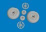 Brassin 1/48 P-40E wheels block tread for Eduard image 3