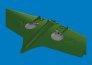 Brassin 1/48 P-40 wheel bays for Eduard image 2