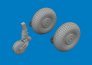 Brassin 1/72 Mosquito wheels for Tamiya image 2