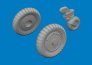 Brassin 1/72 Bf 109G-6 wheels for Tamiya image 1