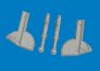 Eduard Brassin 1/48 Spitfire Mk.I/II/Va/Vb Jambes de train image 1