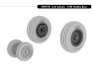 1/48 Grumman A-6A/A-6E Intruder wheels (for Hobby Boss) image 1