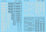 Microscale 1/48 Navy & Marines Words - 2 Fogli