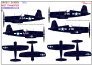 1/48 Decals F4U-1D Corsair / F4U-4 WW.II image 7