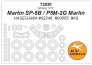 1/72 Martin SP-5B / P5M-2G Marlin masks for wheels for Hasegawa