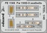 EDUARD 1/48 Ceintures Fw 190D-9 Acier pour Miniart