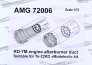 1/72 RD-7M engine afterburner duct Tu-22KD